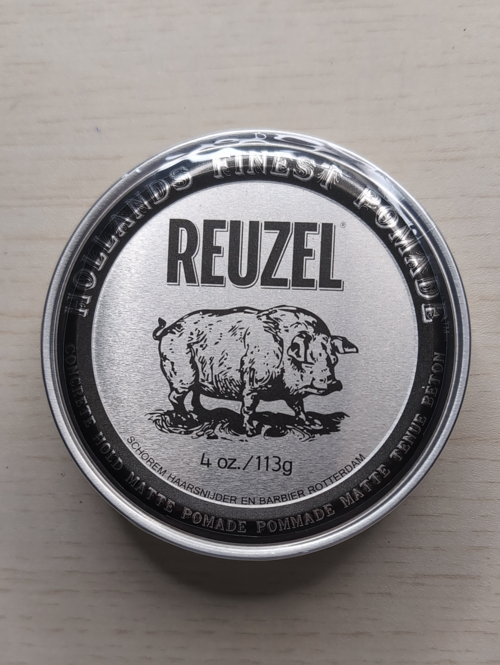 Reuzel 4oz Concrete Hold Matte Pommade
